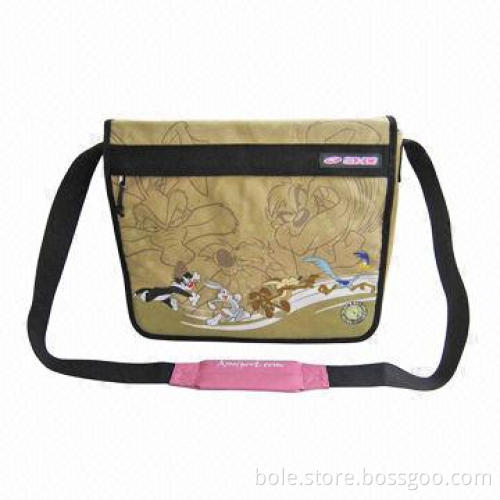 Briefcase, Made of Genuine Leather and Canvas, Can be Customized by Clients' Logo and Shape
